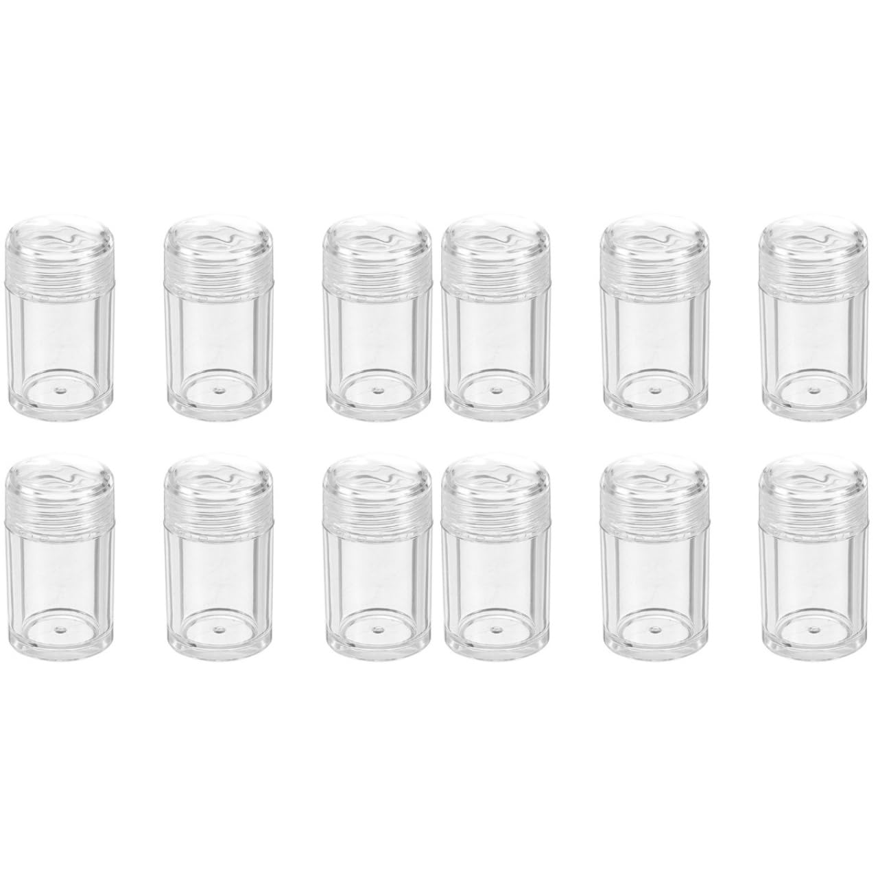 Mini conteneurs vides en plastique FOMIYES pour sac à main et retouches de poudre libre en journée