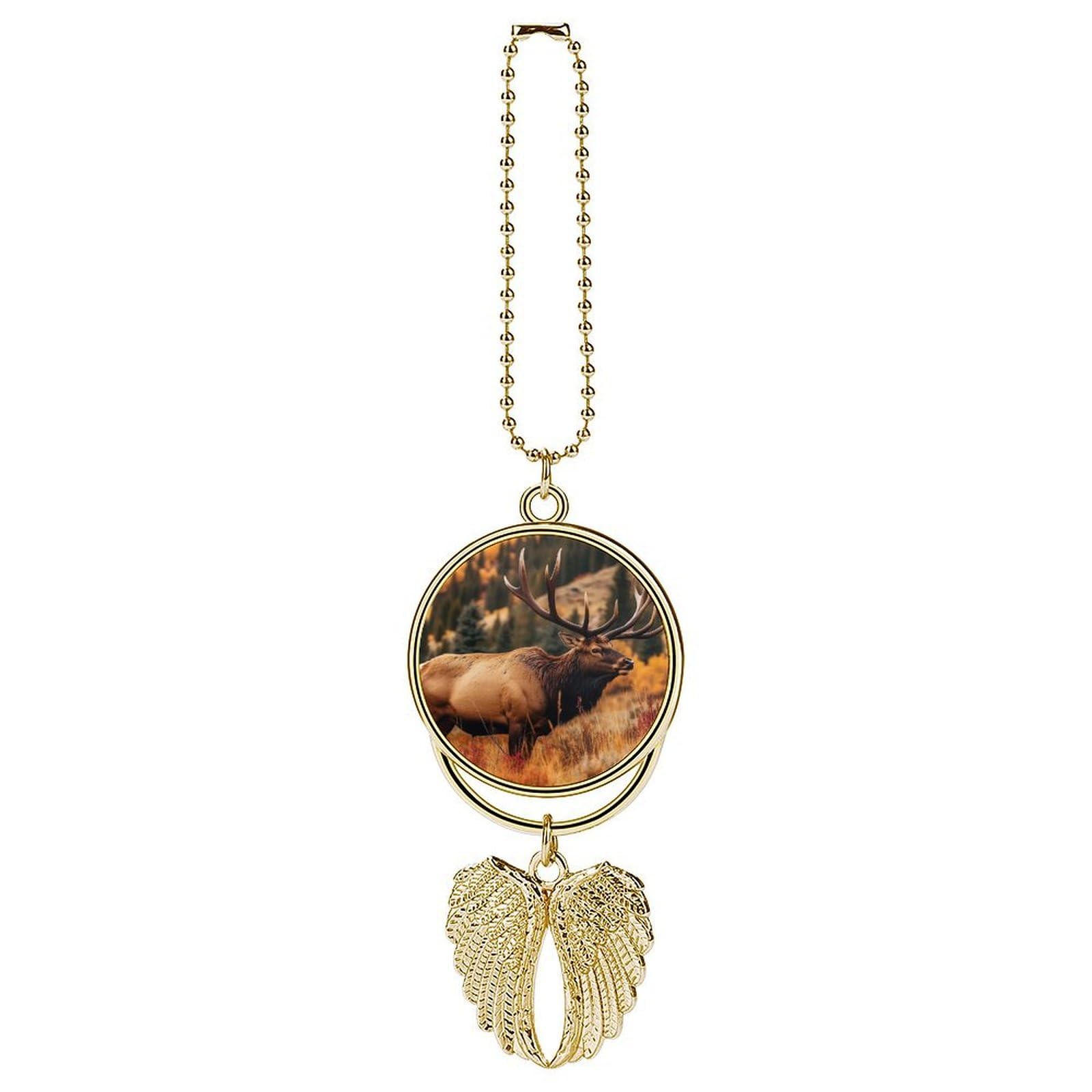 Wild Animals Car Charm Alloy Car Rear View Mirrors Hanging Ornaments Stylish Car Pendant Funny Auto Hanging Accessories Car Hanging Ornaments Gift for Women Men