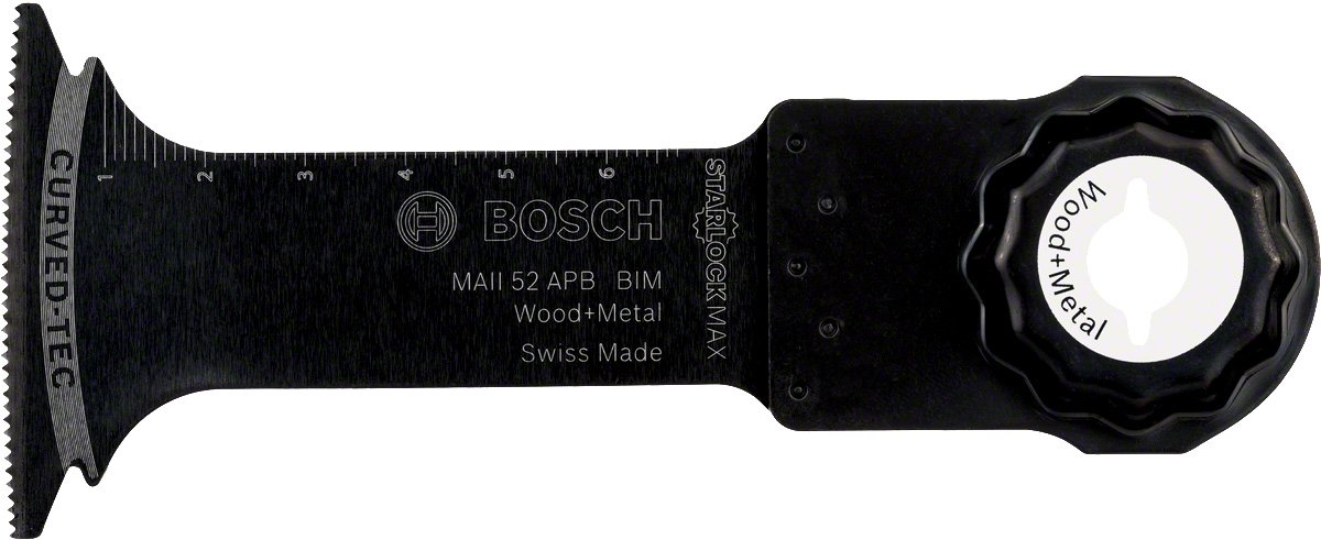 Bosch Professional 2608662574 Plunge Cut Saw Blade MAII 52 APB aus Bimetal, Black