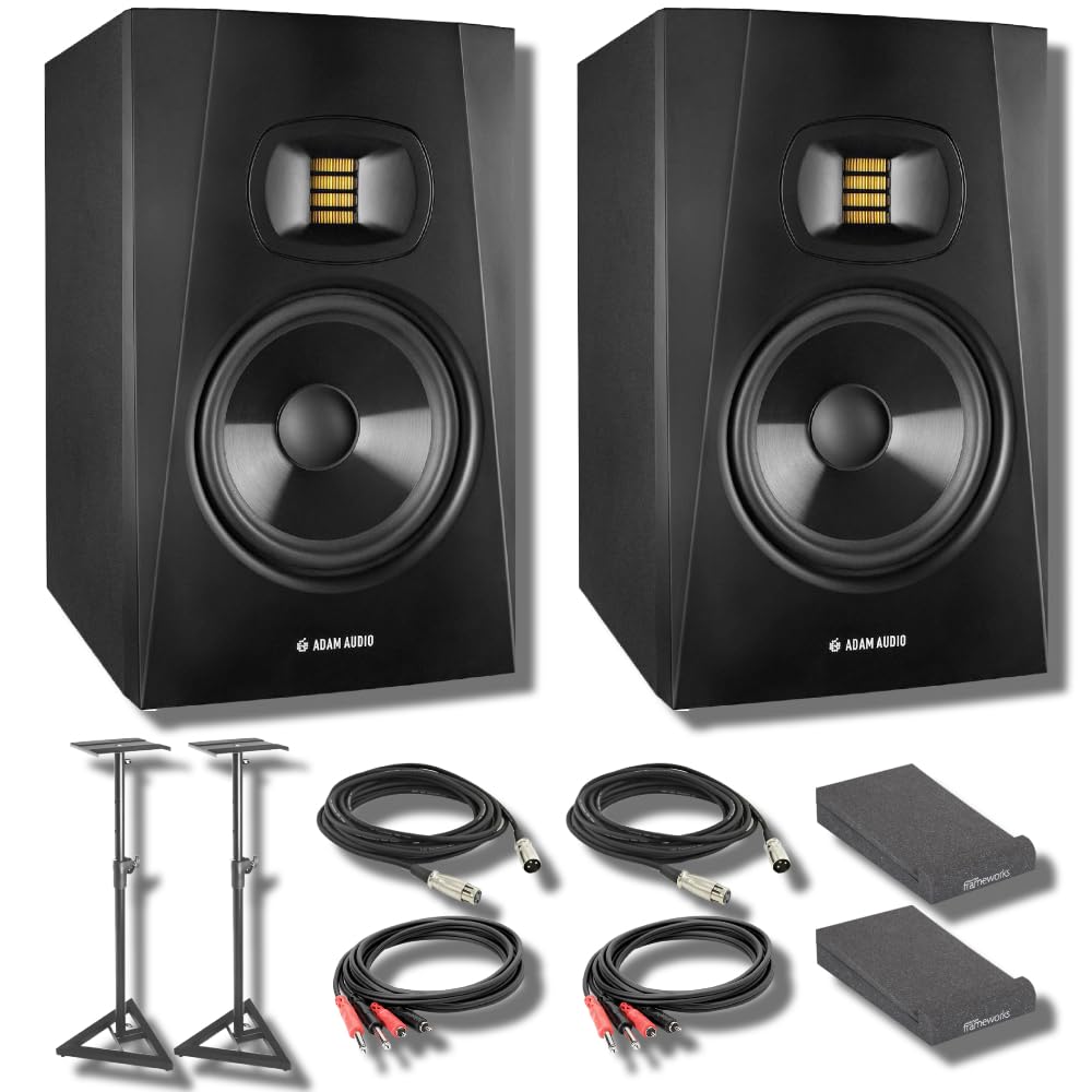 Amazon.com: Adam Audio T5V Studio Monitor (Pair) with Isolation