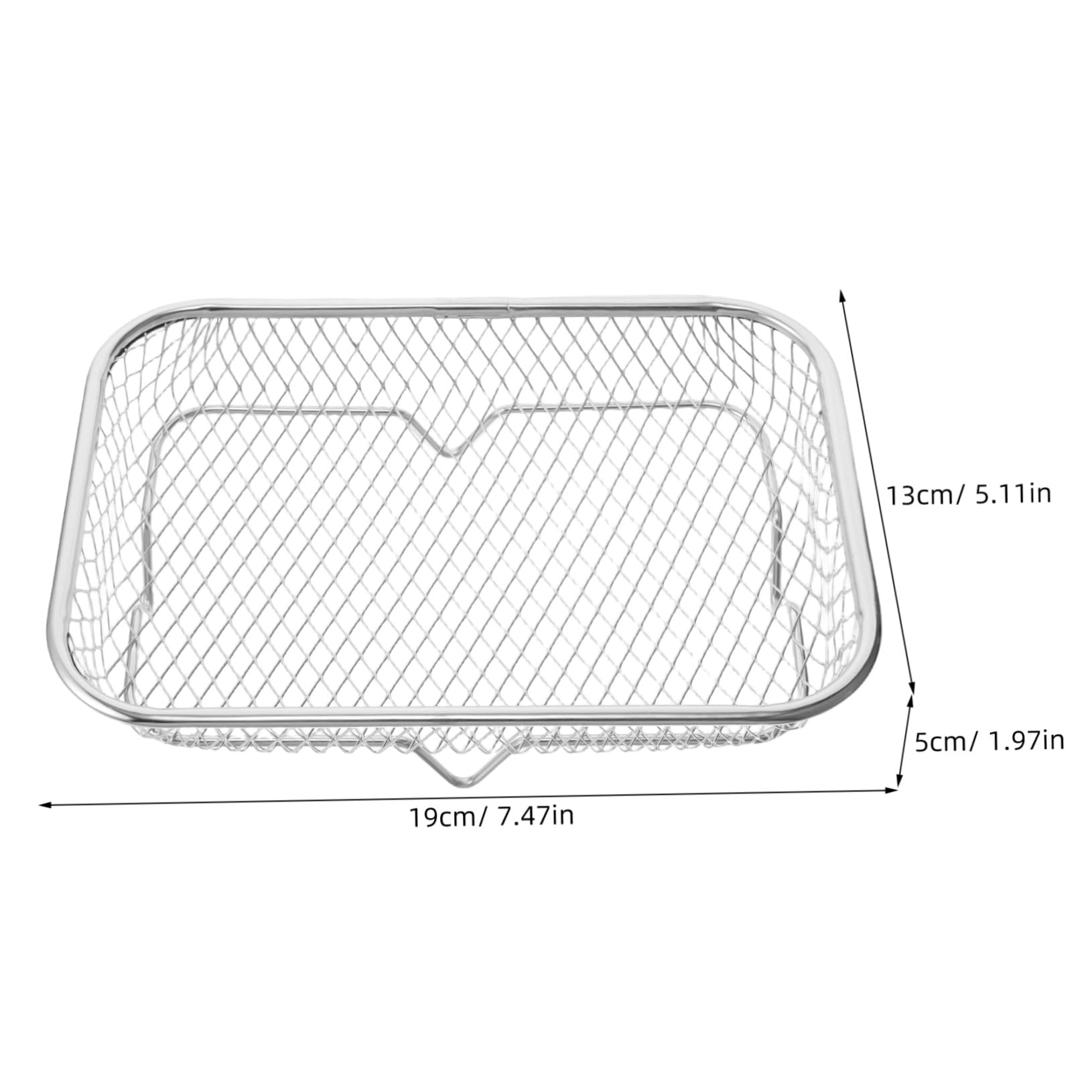 Gatuida 5 Pezzi Raffreddamento e Cottura in Acciaio Inossidabile Supporti per Friggitrice ad Aria con Design Rete per Circolazione Aria e Presentazione Elegante in Cucina