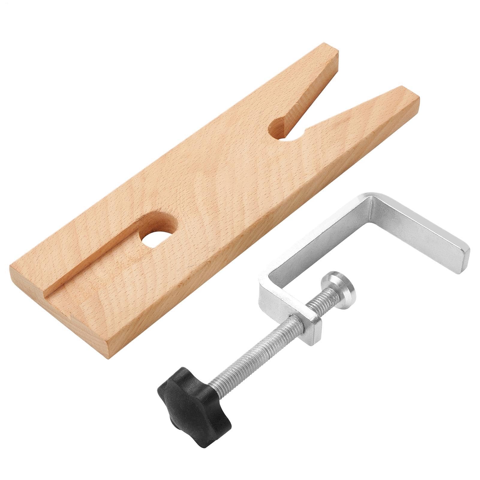 Bench Pin con abrazadera de tornillo C, en V de madera, herramientas