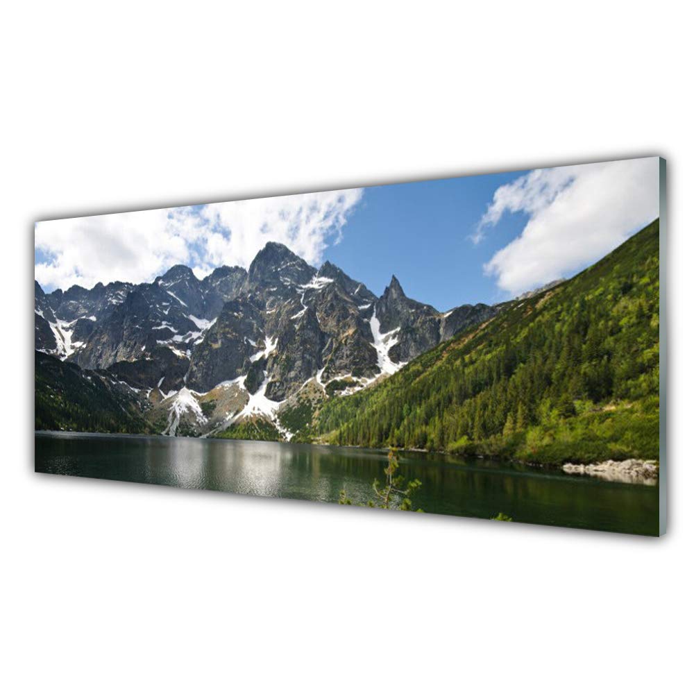 Impression sur Verre Trempé 125x50cm Tulup | Tableau Mural Moderne Paysage