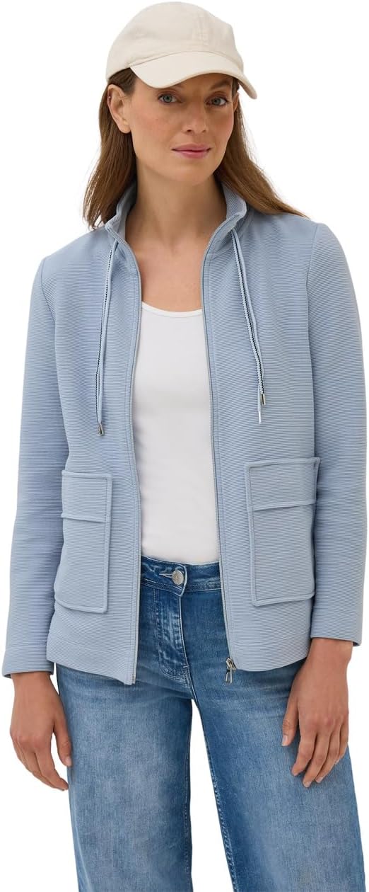 Cecil Lichte ottomaanse jas voor dames, Mountain Blue, XL Cecil Lichte ottomaanse jas voor dames, Mountain Blue, XL