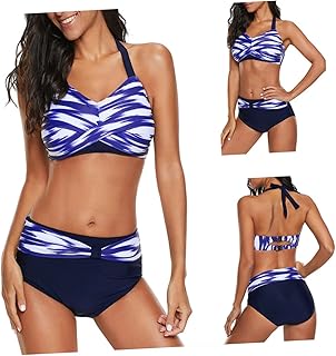 RUNROTOO Biquíni Maiô Push Up Para Mulheres Trajes De Banho Femininos Trajes De Banho Femininos Tops De Natação Femininos Trajes De Banho Femininos Trajes De Banho Femininos Divididos