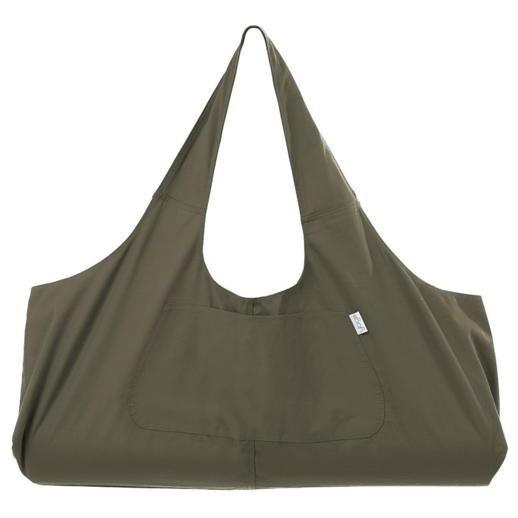 Yoga Mat Bag | YogiiiTotePRO: The Large Yoga Bag for Yoga Mat and Blocks | Stylish Canvas Tote Bag with Side Pocket for All Your Essentials | Fits Most Mats