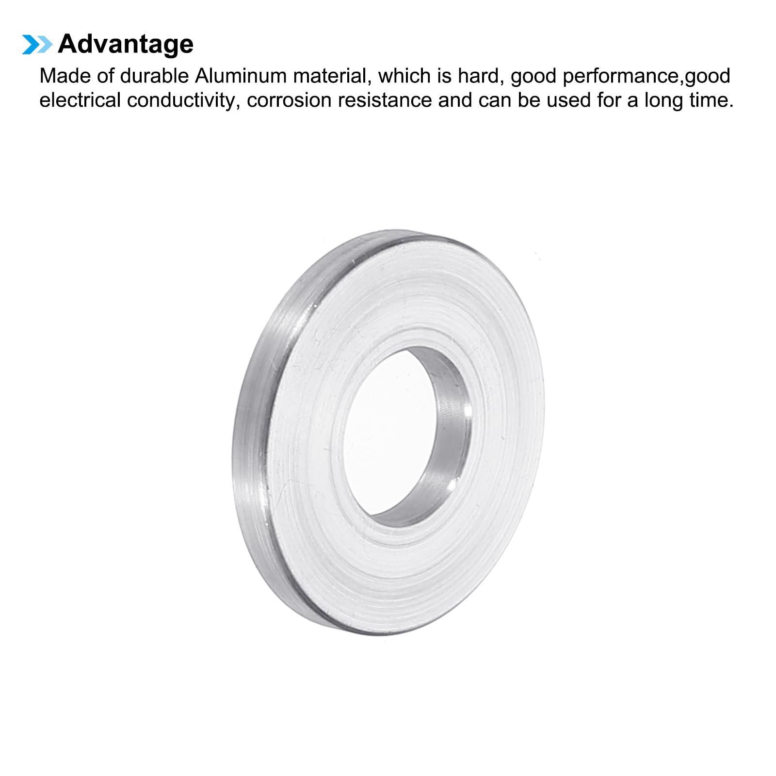 PATIKIL M8 Aluminum Spacers, 6pcs 5/16" x 3/4" Round Metal Spacers for 5/16 or M8 Screw Bolts - Image 4