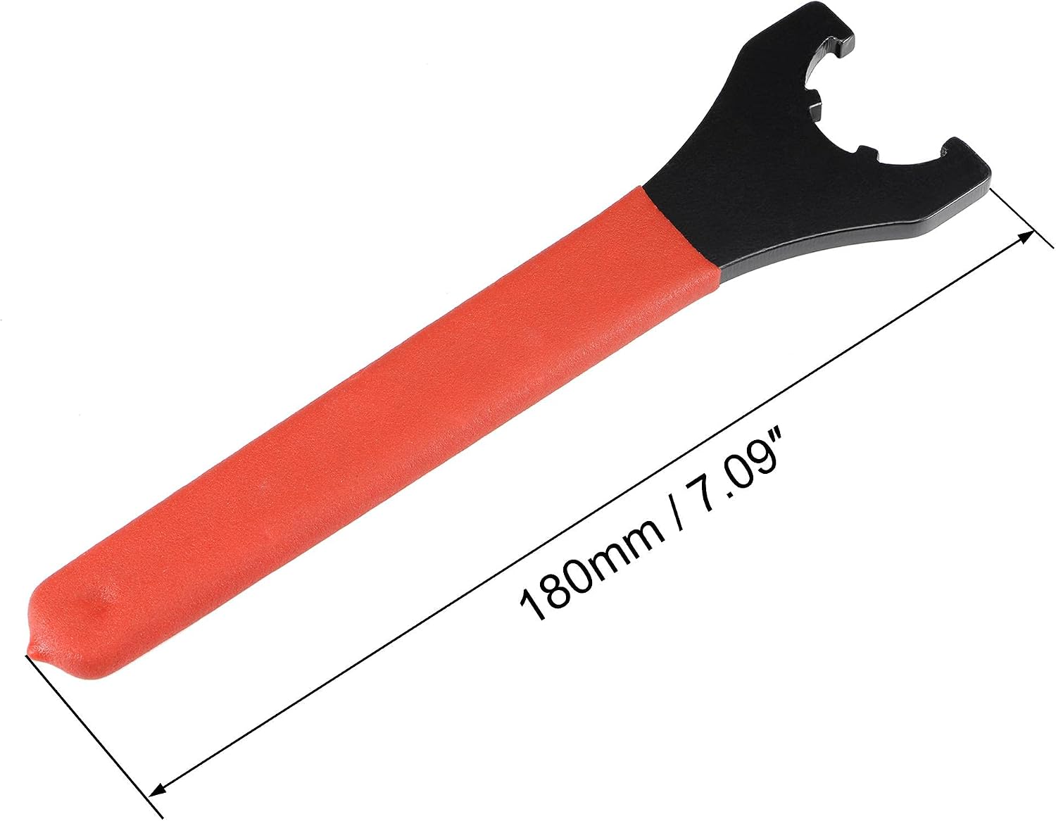 sourcing map Collet Chuck Wrench Spanner for ER16UM Clamping Nut CNC Milling Lathe Chuck Holder Tool with Red Non-Slip Handle - Image 4