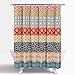Lush Decor Bohemian Stripe Shower Curtain, 72