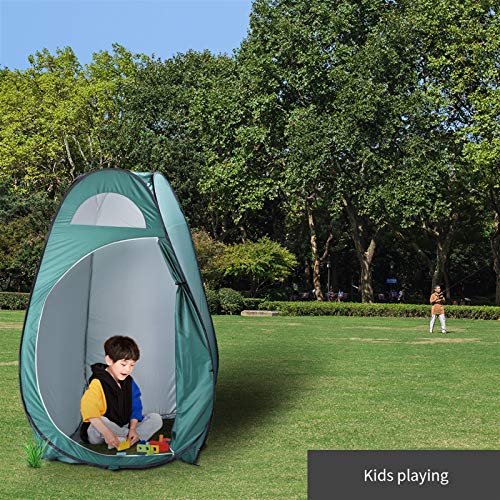 Pop Up Privacy Tent - Tienda de ducha portátil para exteriores para camping, senderismo, playa y picnic miniatura 6