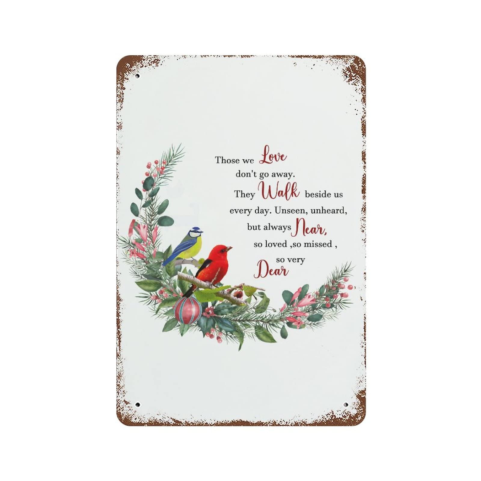 Panneau cardinal Those We Love idée cadeau de décoration pour maison et terrasse