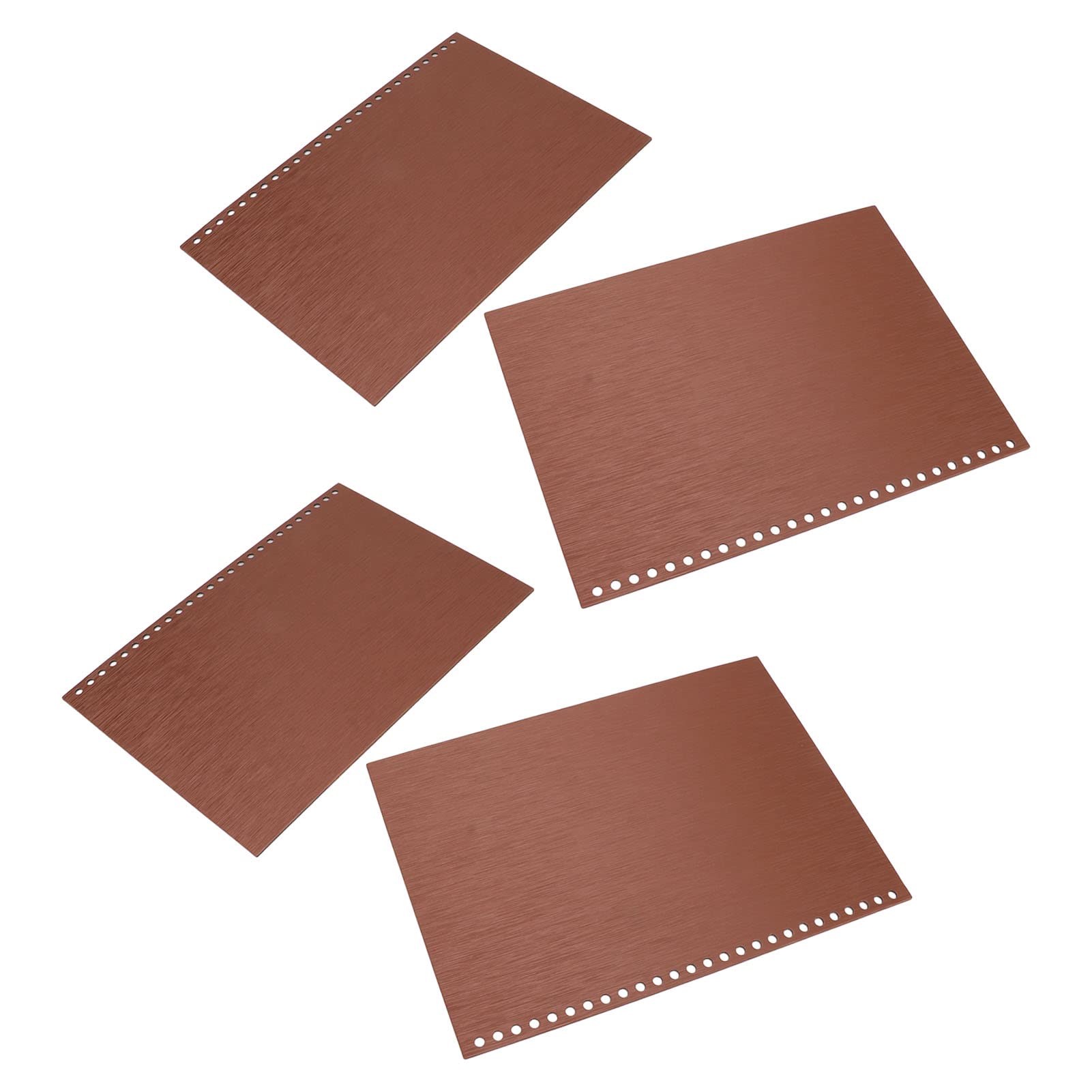 Couverture de reliure en plastique PP épais dur B5, 26 trous, couvertures en papier pour rapports et présentations, café