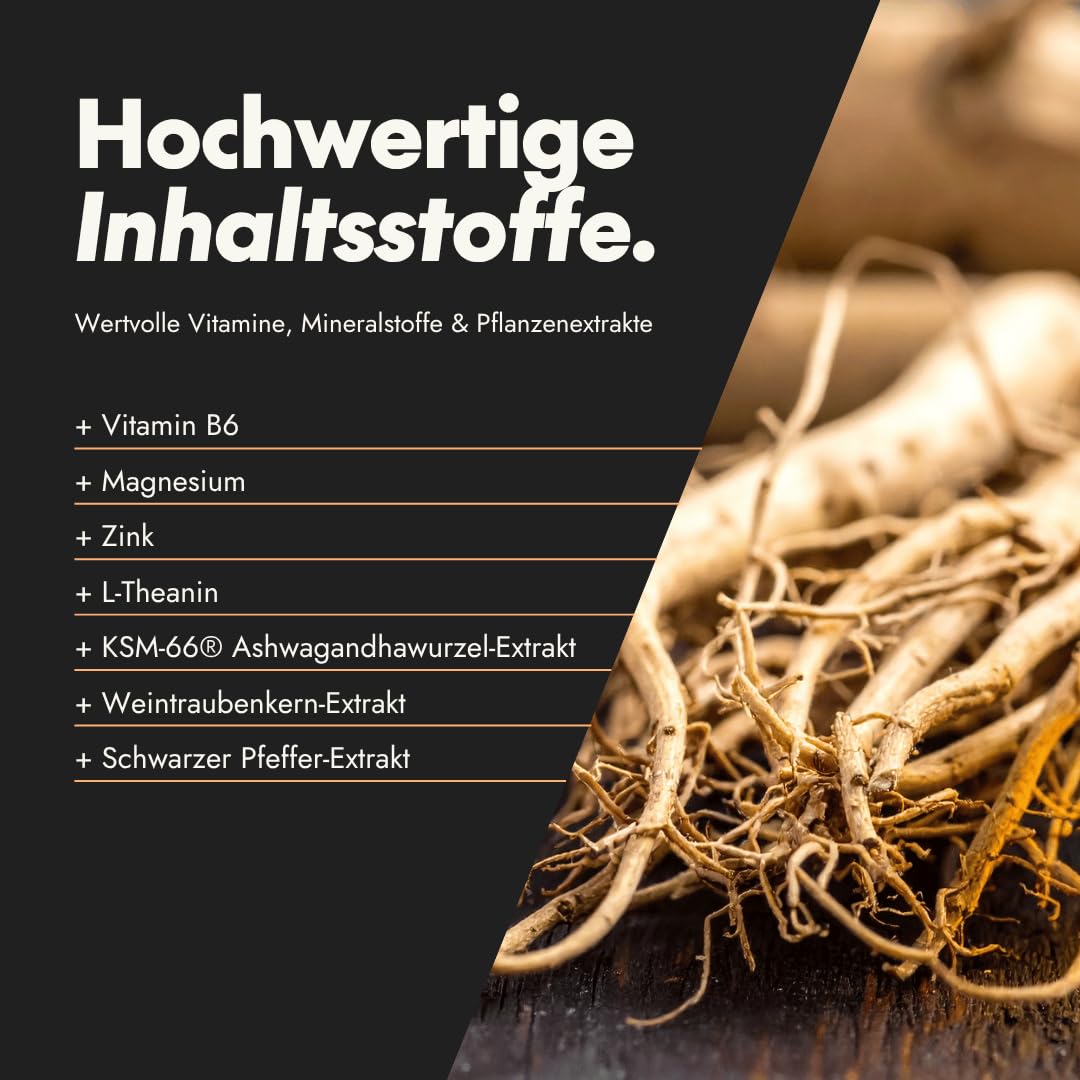 serotalin Active Men T-Kapseln Night Ashwagandha, 60 Kapseln (Packung mit 2)