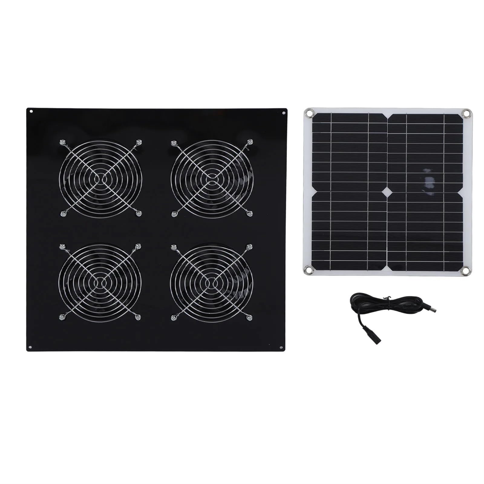 Aérateur solaire de poulailler kit de ventilation 12W pour fraîcheur en été