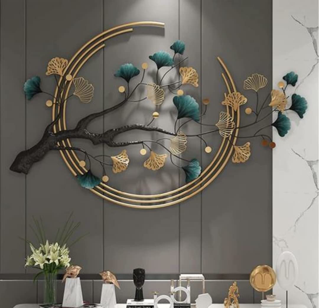 Ginkgo Tree Metal Wall Art - Modern Wall Decor -4