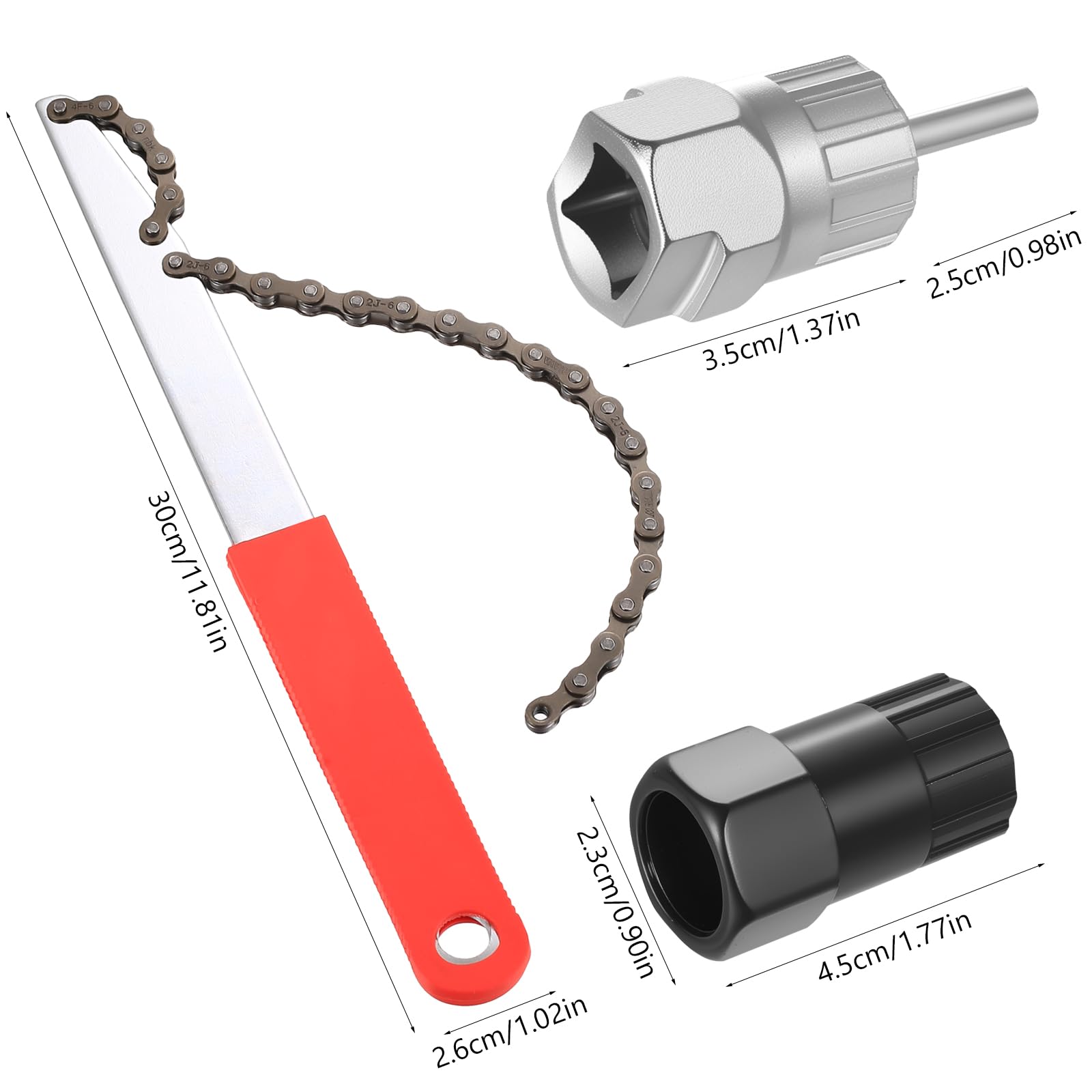 3 en 1 Herramientas Bicicletas, Juego de Herramientas de Extracción de Cadena de Bicicletas, Extractor de Cassette para Bicicleta Posicionamiento Preciso para 7, 8, 9, 10 y 11 Velocidades