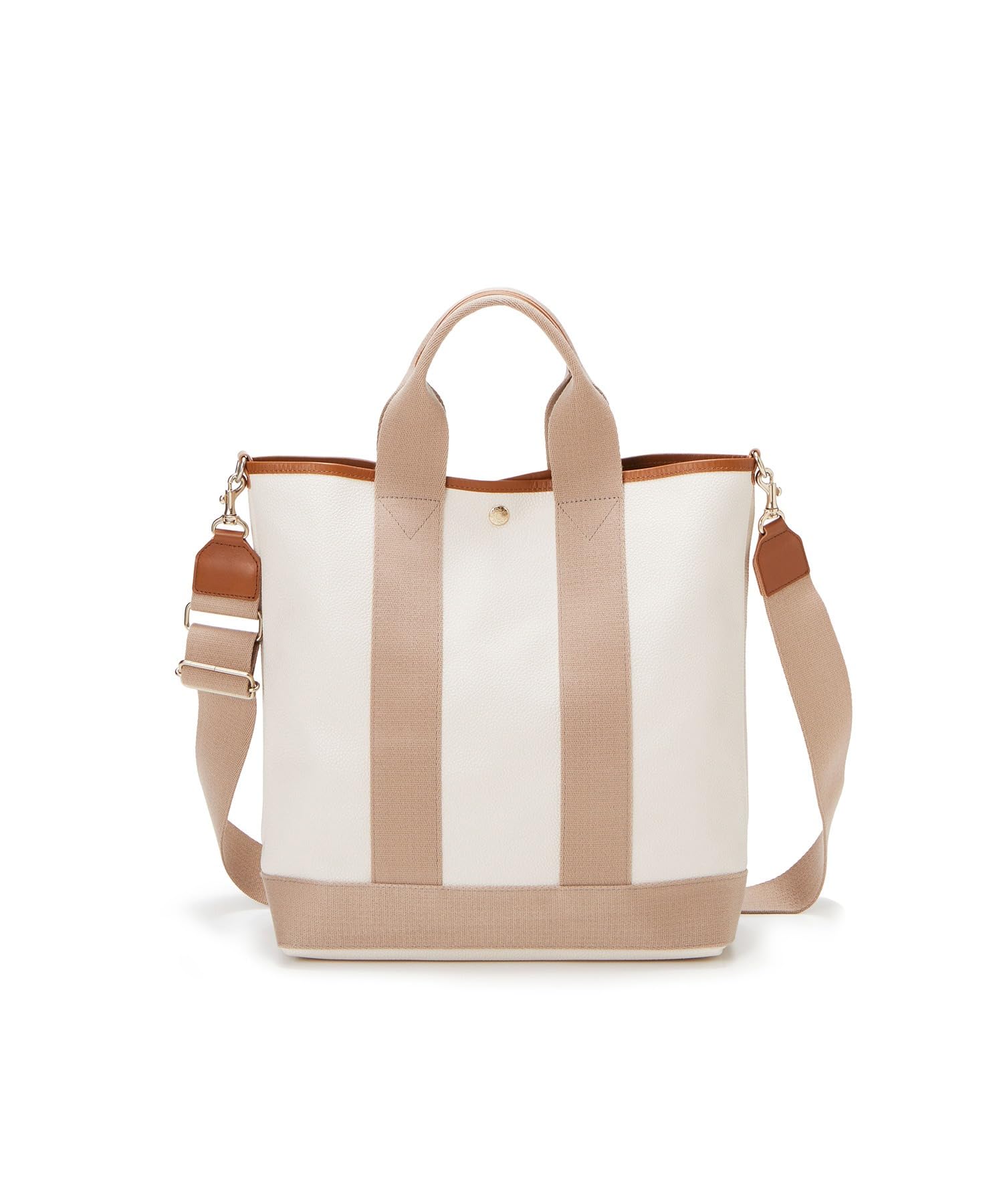 TOPKAPI Breath Scotchgrain Neo Leather Vertical A4 Tote Bag with Shoulder L