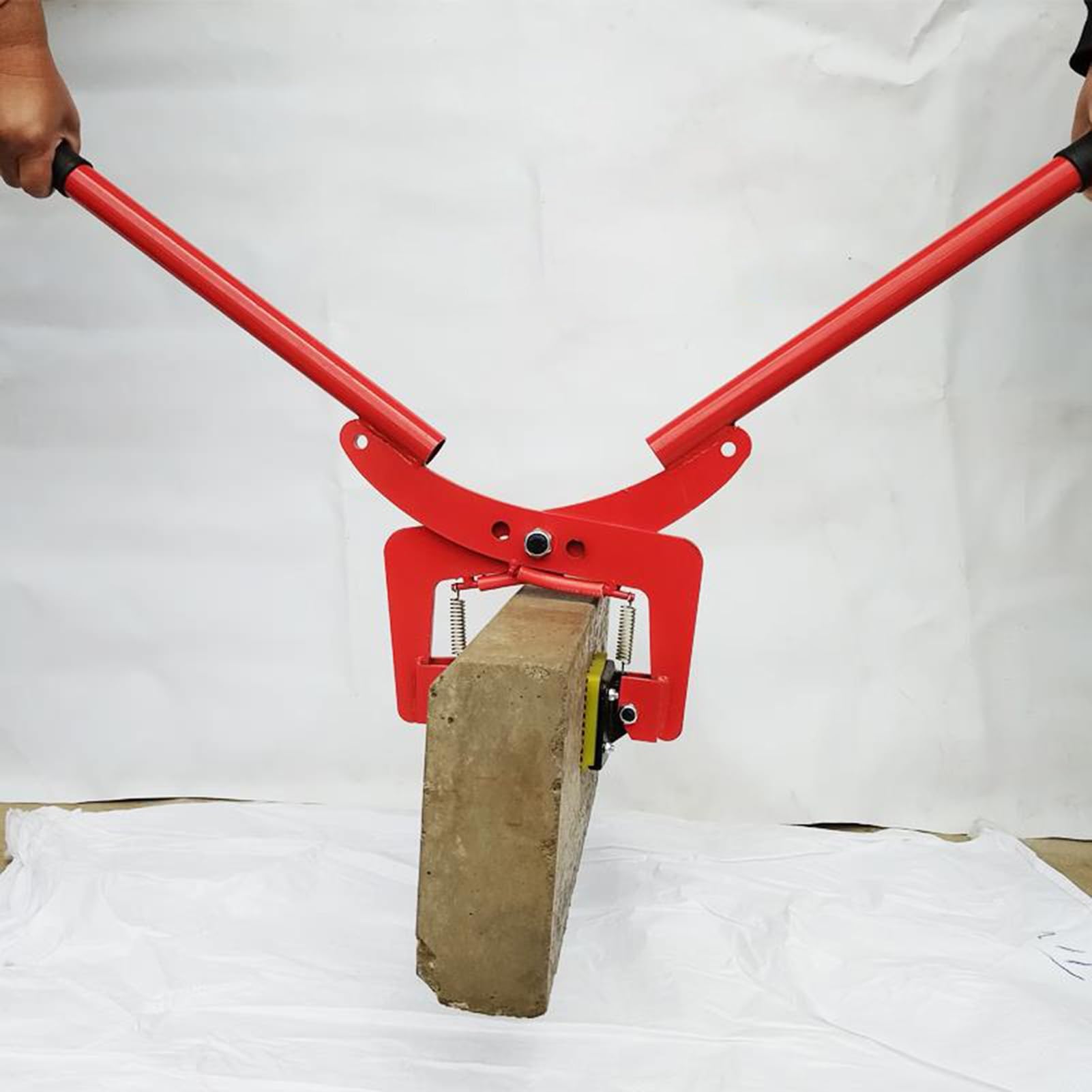 QUSYZD Lifting Clamp Scissor Vertical Plate Stone Clamp, Lever-type Granite Carrying Clamps, Thickened Metal Lifting Fixture Clamp for Stone Slab/Granite Slab,One Color-M