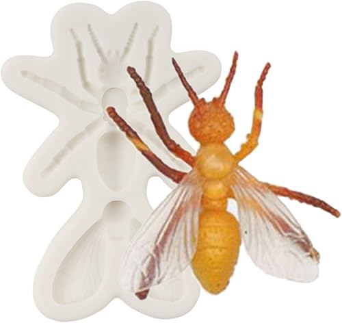 Miniatura 1 de Moldes de fondant de insectos, molde de silicona de abejorro para decoración de pasteles, decoración de cupcakes, artesanía de azúcar, chocolate,