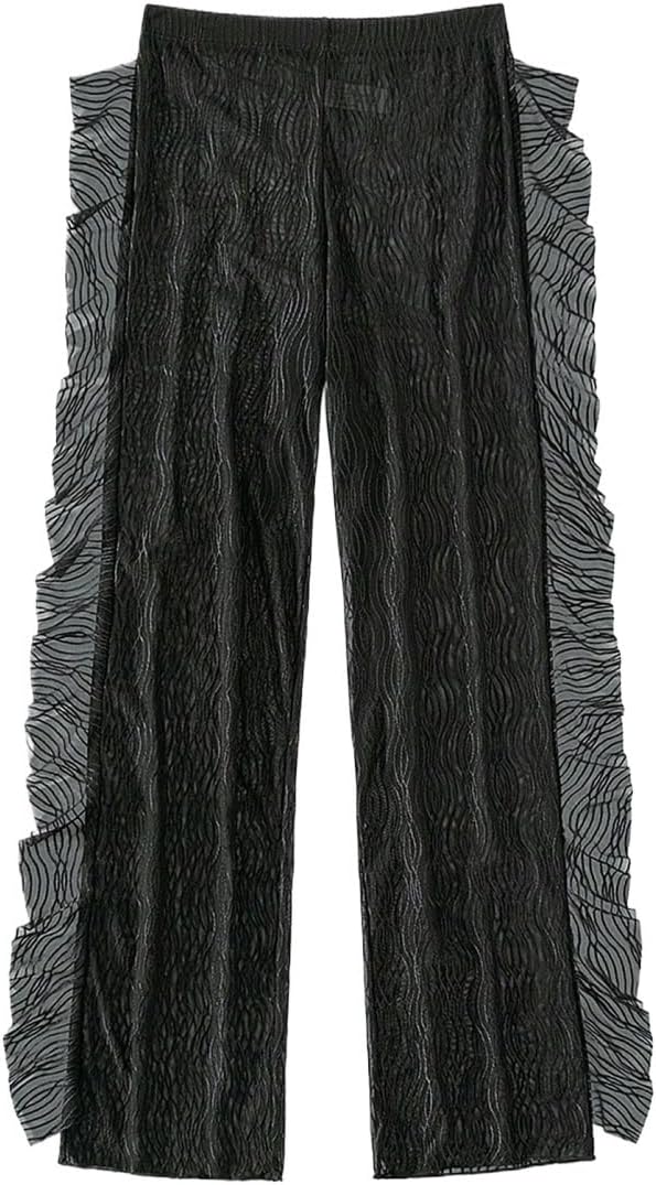 swimsuit coverup for women Summer Beach Ruffle Trim Cover Up Pants