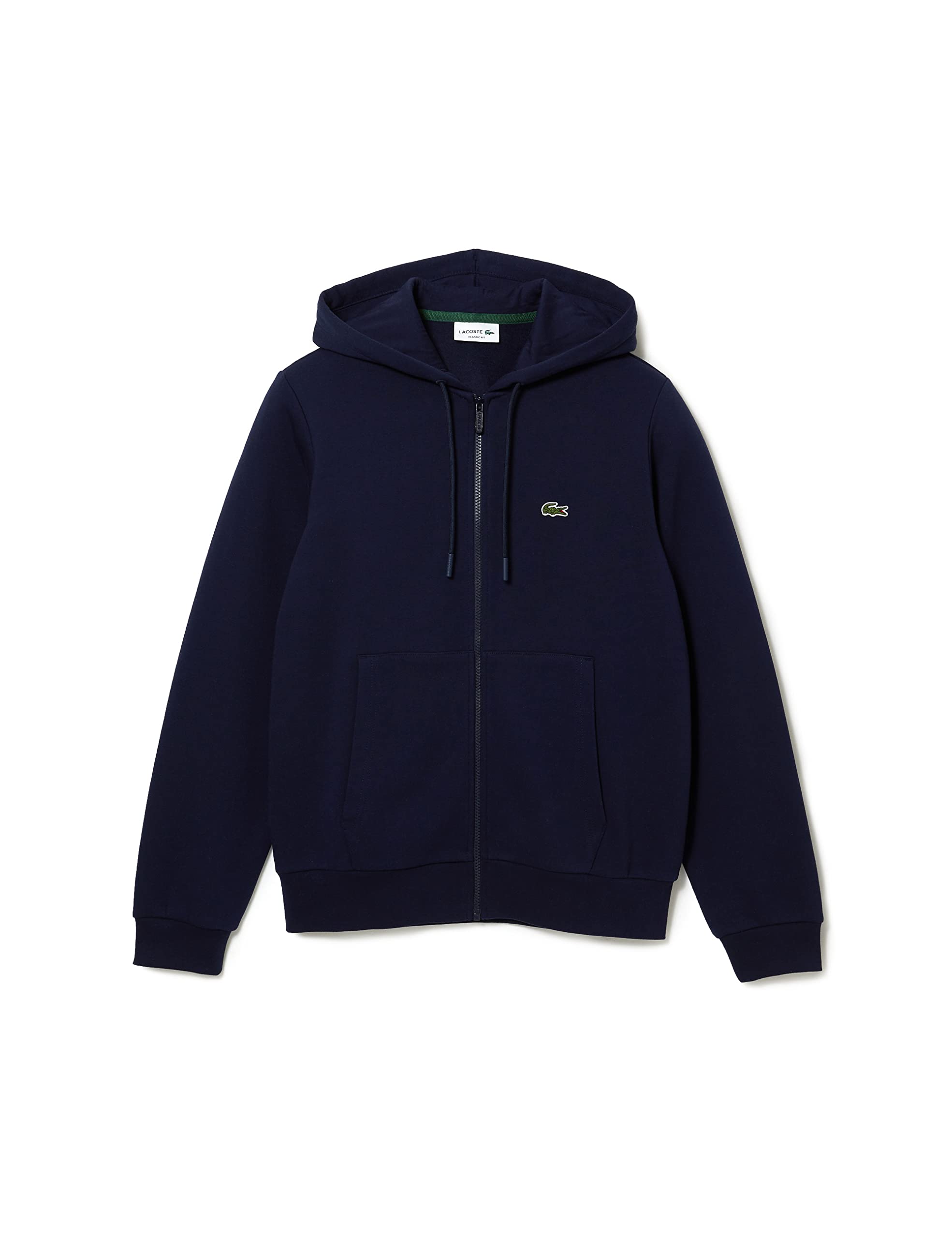 Lacoste Zip-Up Hoodie Giacca In Pile Da Uomo Marine M-image
