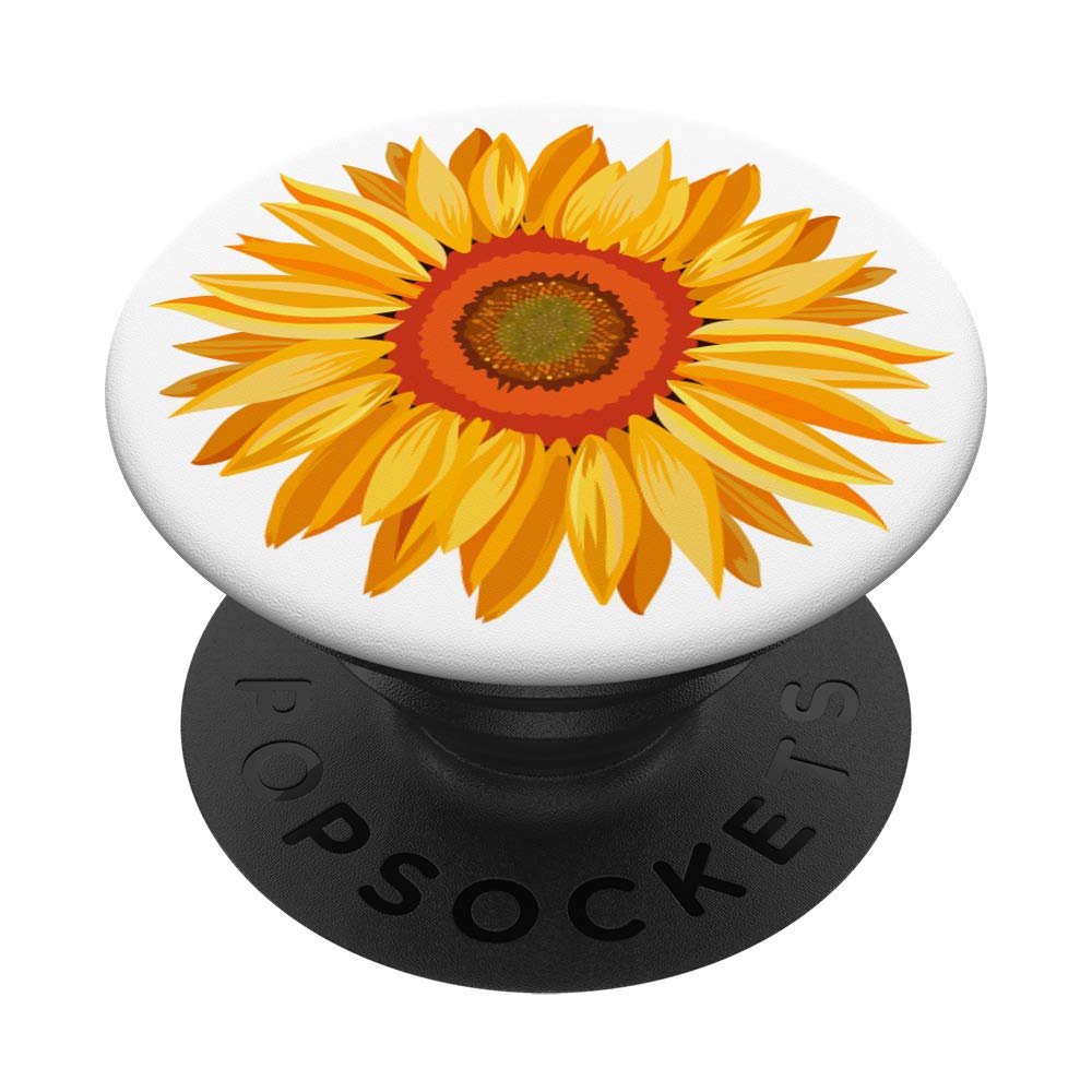 Sunflower Flower PopSockets PopGrip: Swappable Grip for Phones Tablets
