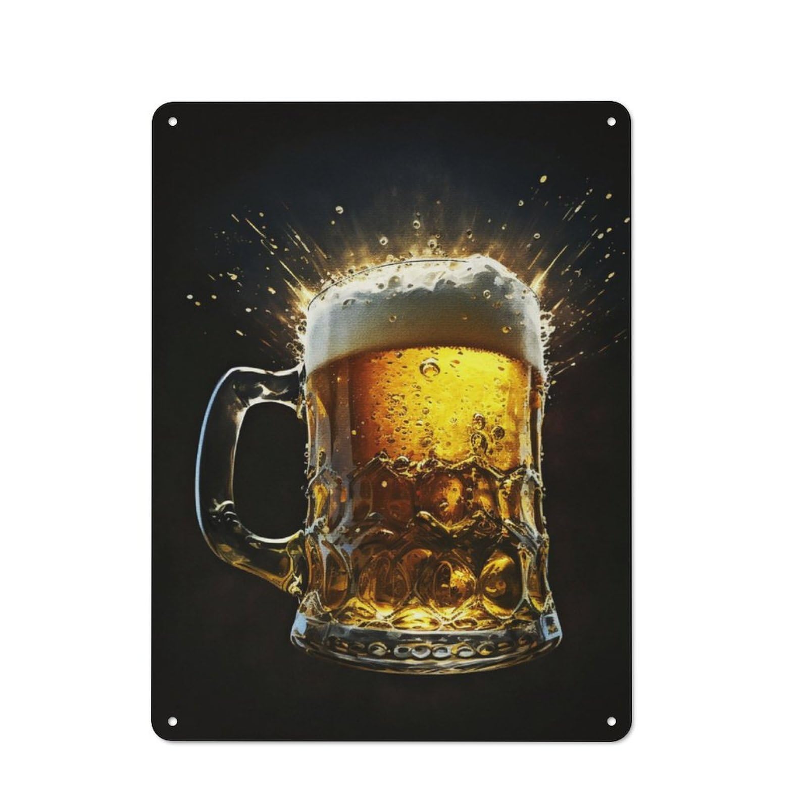 Junmoney Cheers With You Rustic Tin Sign 40X30cm Featuring For Garage Or Workshop, For Updating Garage And Workshop After Moving