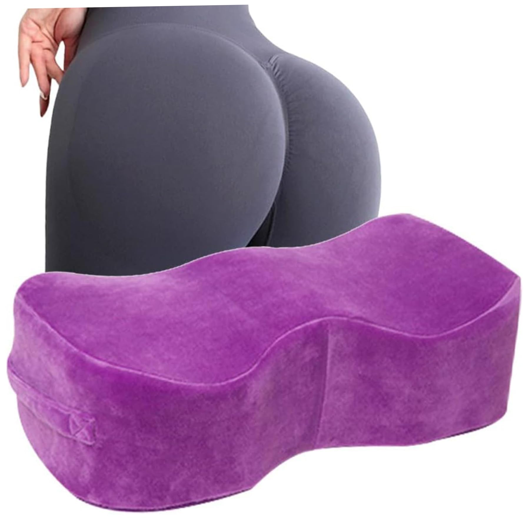 Peosaard Women's Style 2 Butt Pillow, Bbl Pillow After Surgery Butt Lift Bbl High-Resilience Foam Seat Cushion Detachable Surgery With Handle For Sitting, Post, Chair
