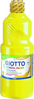 Giotto 535302 - Témpera, color amarillo, 500 ml