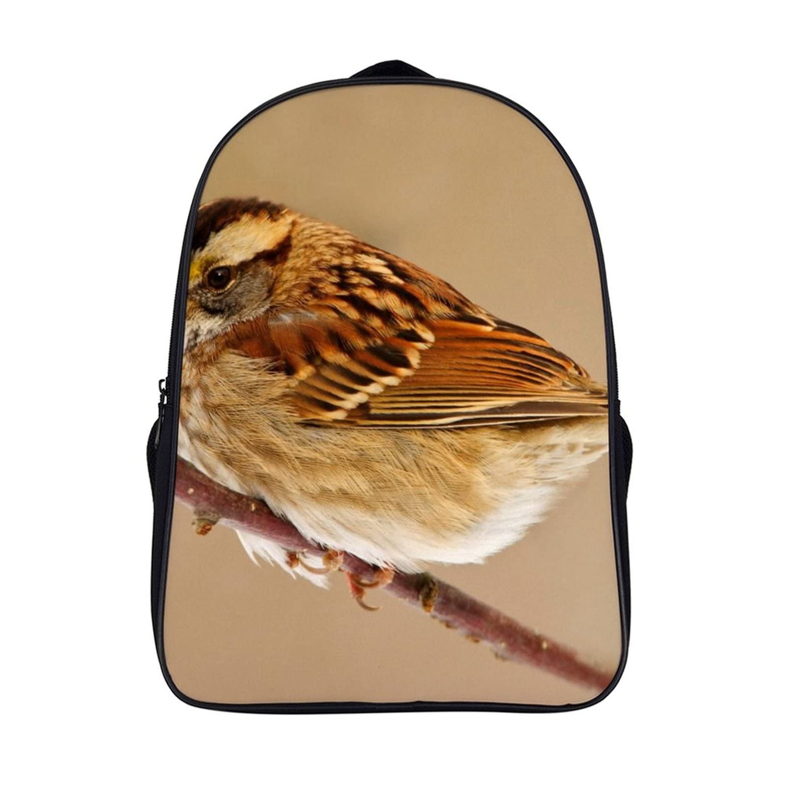 Mochila regalos adecuados para la universidad con diseño de gorrión 3D 7