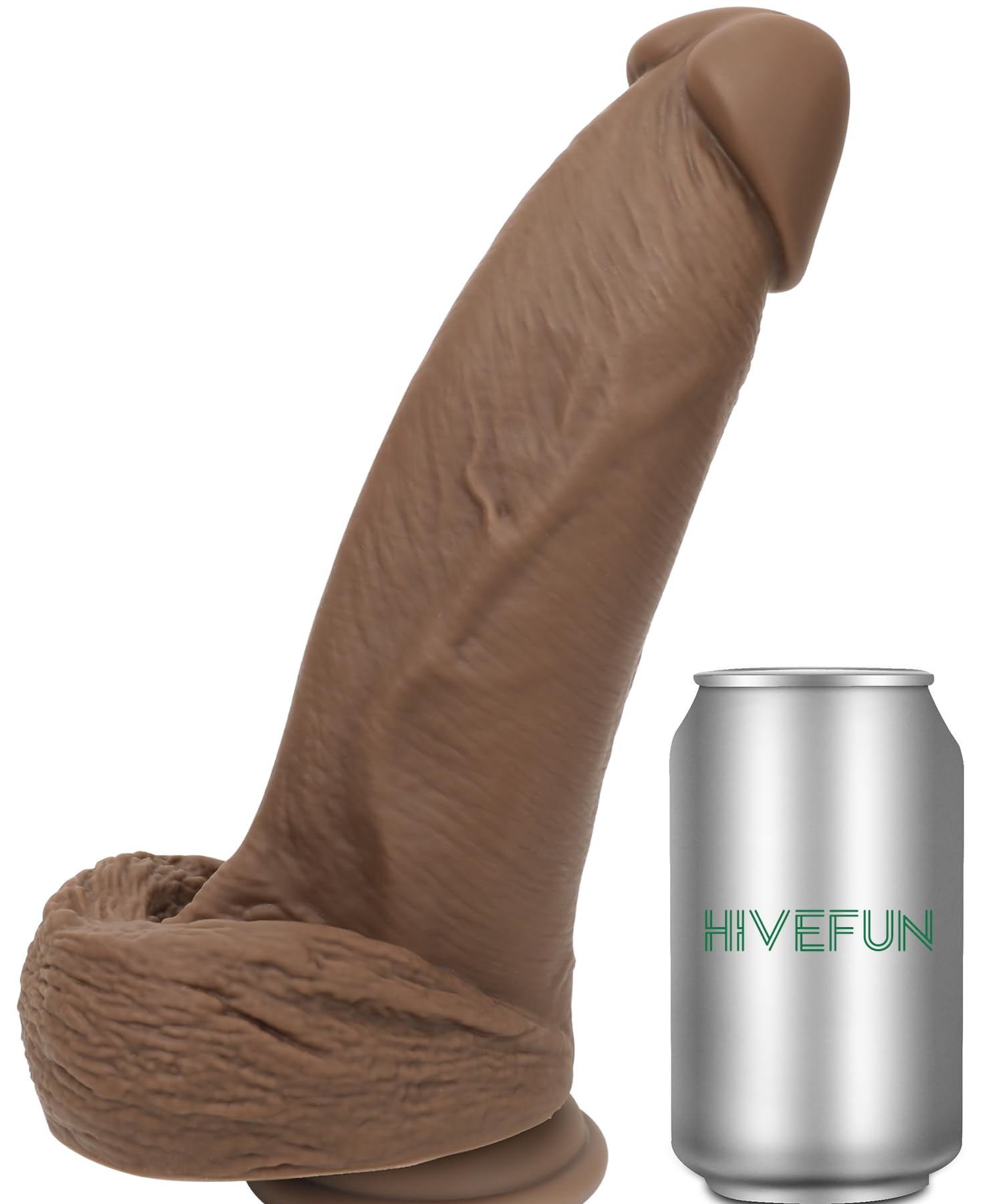HIVEFUN Gode pour Femme Godes Réalistes, Gode XXL Sex Toy pour Femme Gode Anal 25,4 cm avec Ventouse, Godes pour Homme Grand Jouet Sexuel Jouets Sexuels érotiques en Silicone pour Couples Extrêmes