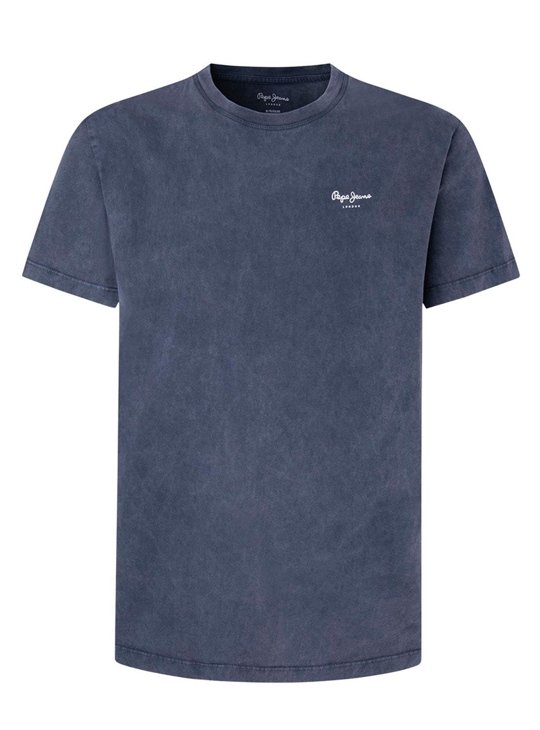 Pepe Jeans Męska koszulka Jacko, Niebieski (Dulwich), L