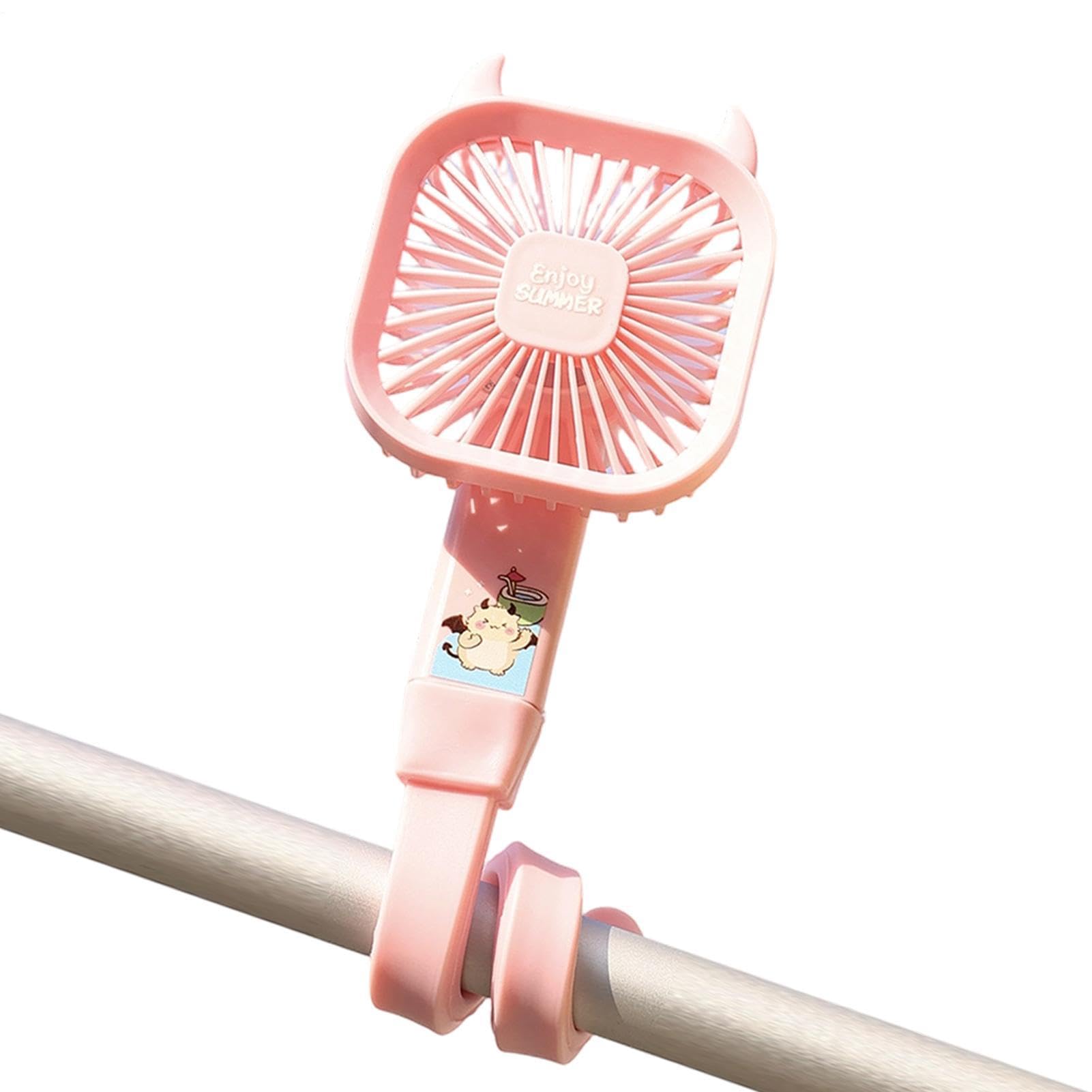 Generisch Ventilador per Passeggino, Raffreddamento Pieghevole en silicona Flessibile – Ventilador Raffrescanti per Passeggini e – per Seggiolini Auto Culla Biciclette Monopattini