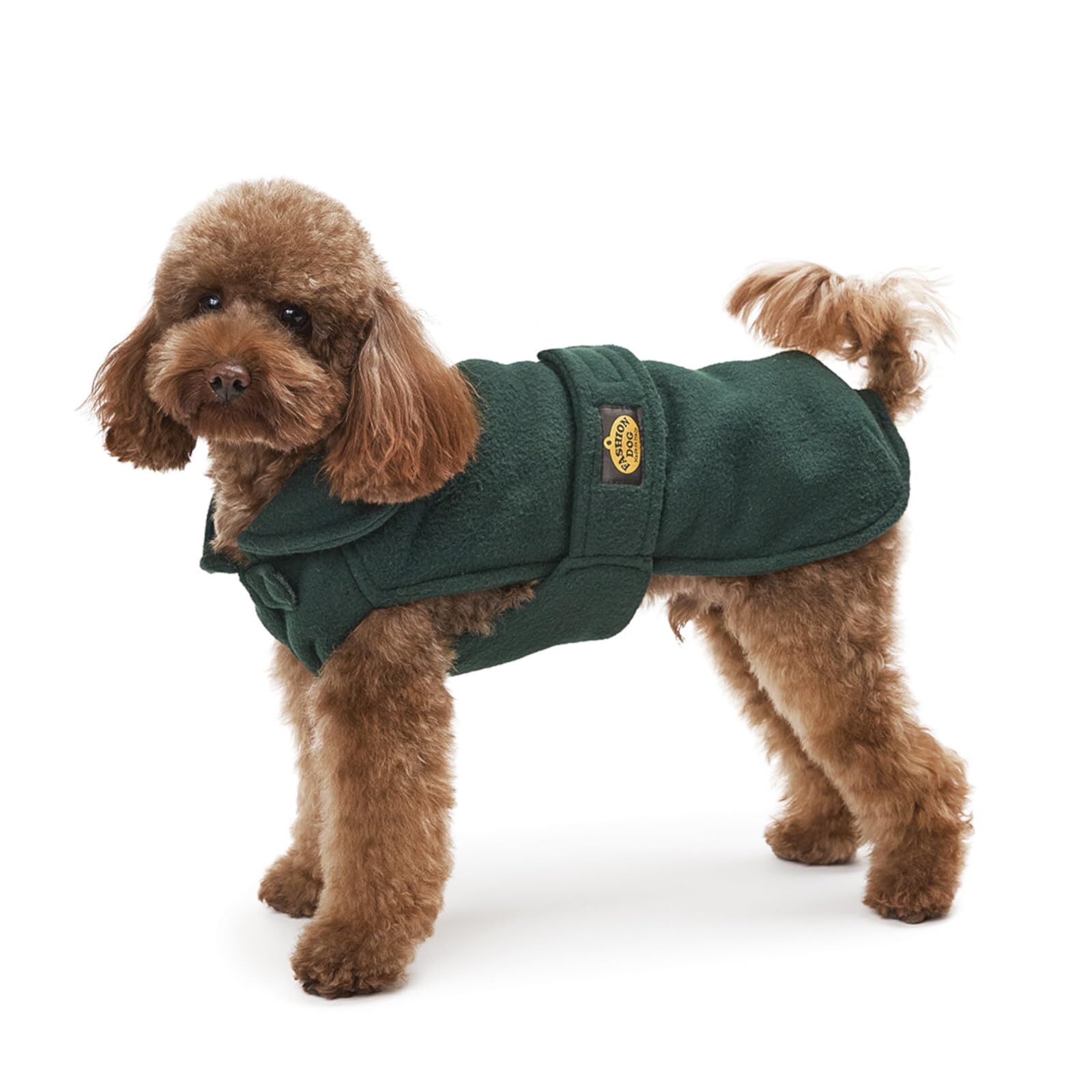Fashion Dog Fleece-Hundemantel - Grün - 47 cm