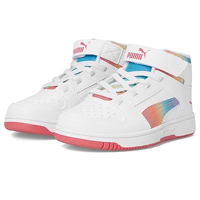 PUMA Kids Rebound Layup Mid Hook And Loop (Little Kid) Kid