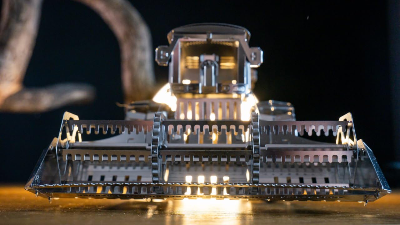 METAL-TIME VORACIOUS MosSONER 3D puzzle budowlane rękodzieło dla dorosłych, figurka kolekcjonerska, majsterkowanie z przybornikiem, 163 elementy.