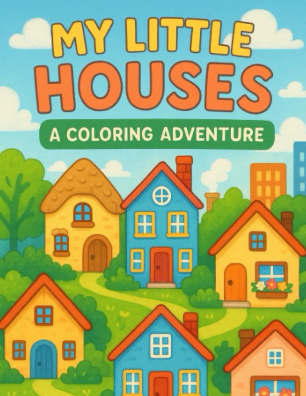 My Little Houses: A Coloring Adventure