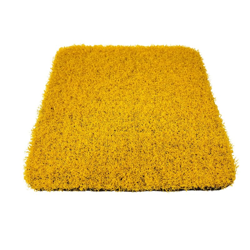 Tuda Grass Direct Playground Artificial Grass 8mm Pile Height - Yellow - 4m W x 3.5m L (13ft1 x 11ft5) — image 1
