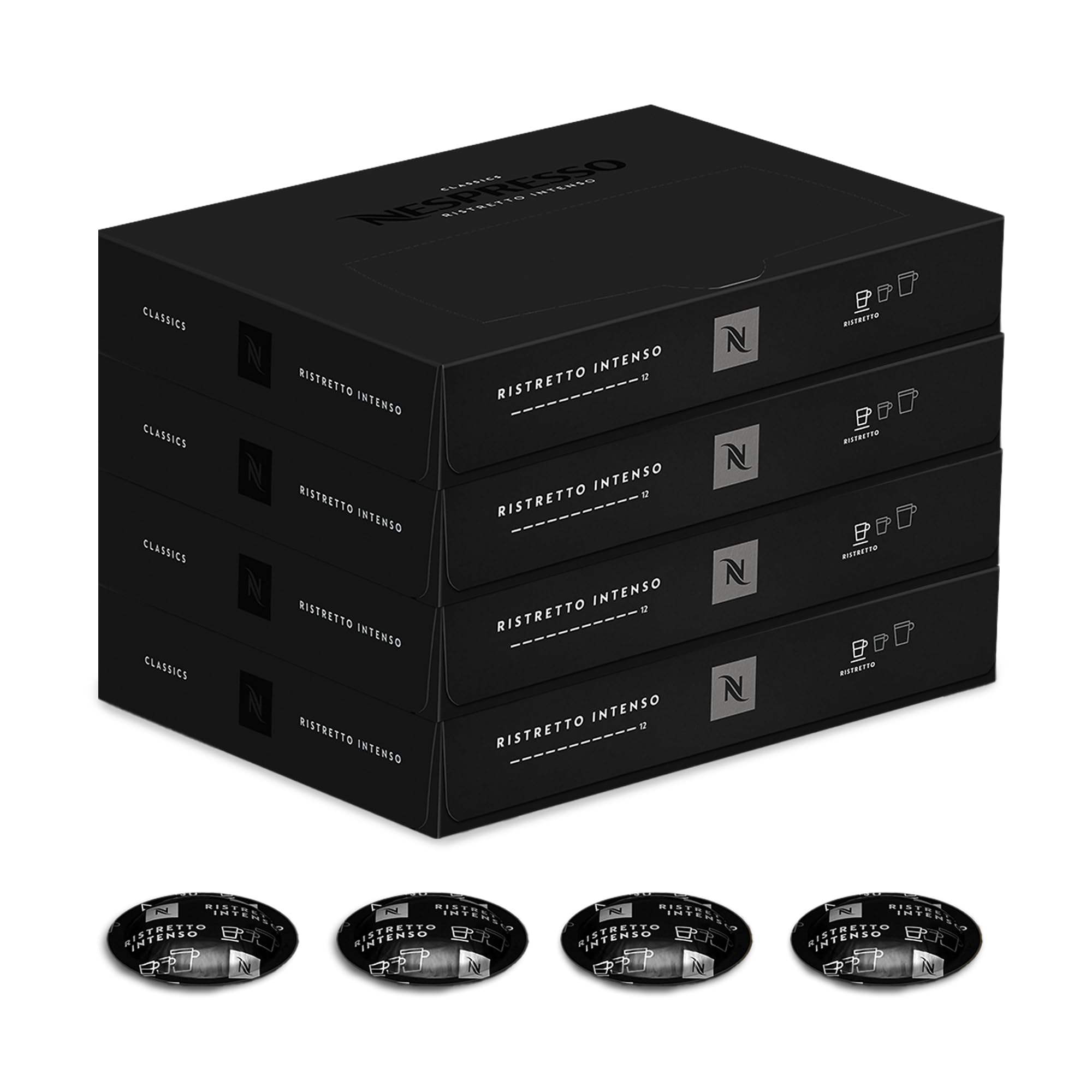 NESPRESSO PROFESSIONAL Ristretto Intenso 200 Kaffeekapseln | Intensiv gerösteter Kaffee für kräftigen Espresso, kompatibel mit Nespresso B2B Kaffeemaschinen