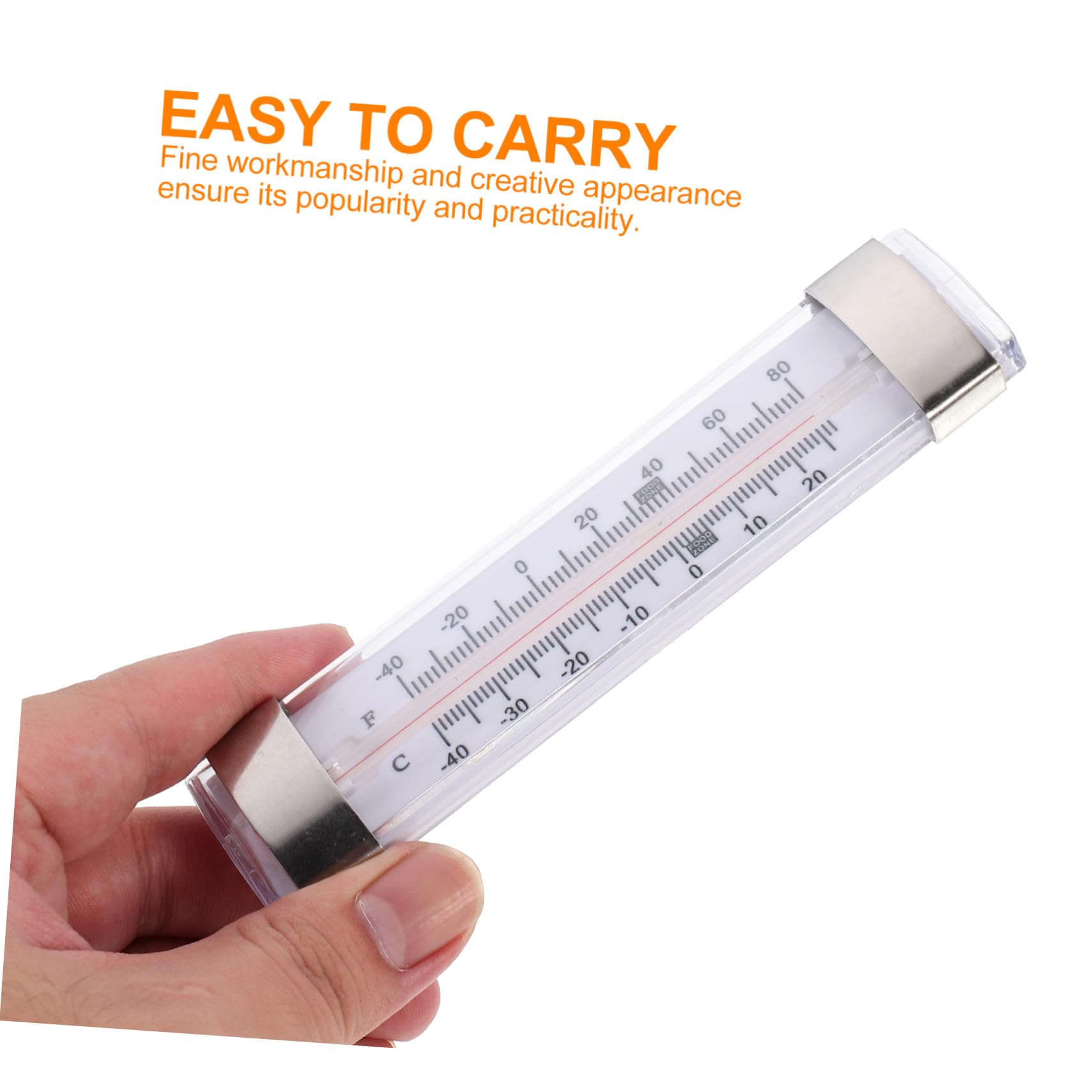 6 Stück Professionelles Kühlschrankthermometer Präzise Temperaturmessung für Gefrier Kühlgeräte Praktisches Analoges Thermometer Platzsparend und Langlebig für Sichere