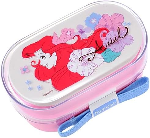 Amazon Co Jp ディズニープリンセス アリエル 2段 ランチボックス ディズニー公式 弁当箱 グッズ ホーム キッチン