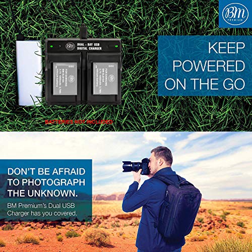 Bm Slb-10A Dual Bay Battery Charger For Samsung Ex2F Hz15W Sl202 Sl420 Sl620 Sl820 St76 Wb150F Wb250F Wb350F Wb750 Wb800F Wb850F Wb1100F Digital Cameras #TOP3