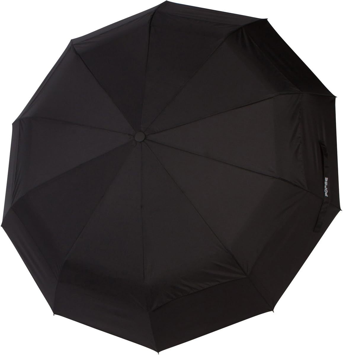 Popme Travel Umbrella - Double Canopy Windproof Portable Travel Size - Compact and Lightweight - Auto Open/Close Button