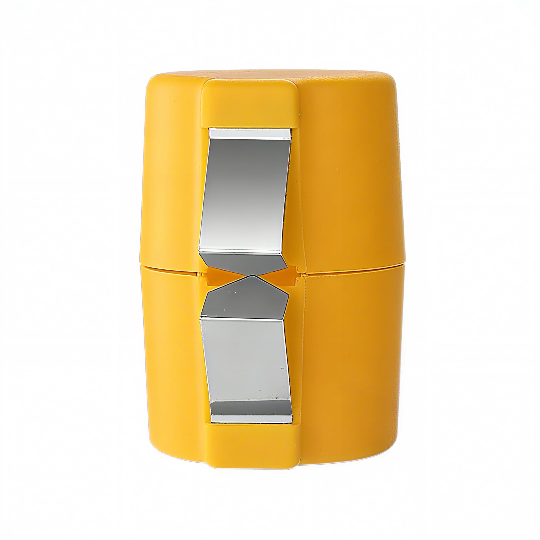 BAISEBAOFU Egg Peeler Easy Shell Egg Opener Egg Cracker Tool Handheld Egg Separator Tool No Mess No Shell Pieces for Baking Scrambled Eggs and Omelets Orange