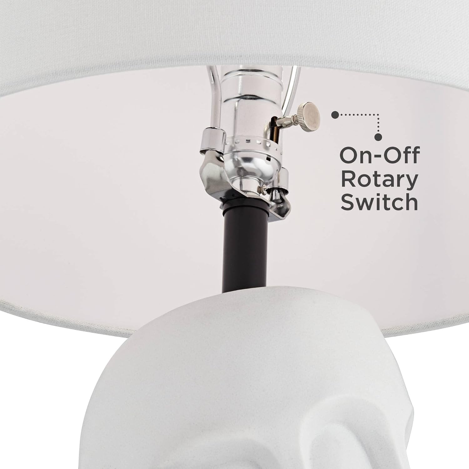 Possini Euro Design Faces Statue Modern Table Lamp 31" Tall White Sculptural Faux Marble Clear Linen Hardback Drum Shade Decor for Living Room Bedroom House Bedside Nightstand Home Office Entryway