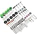 173pcs Rotary Tool Accessory Grinding Polishing Cutting Bit Kit Set Polishing Wheel