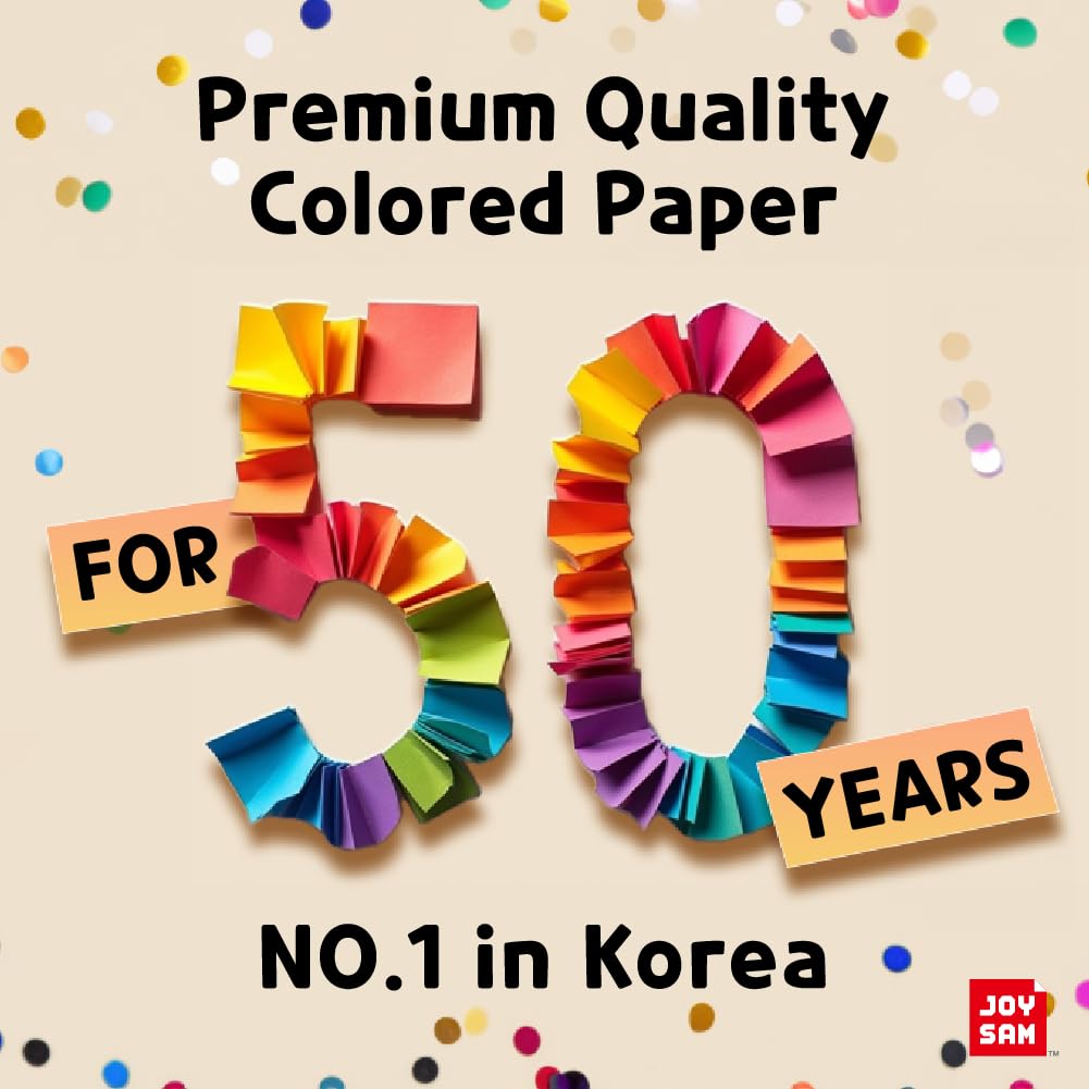 Origami Paper Kit for Kids - 500 Sheets, Easy Guide -2