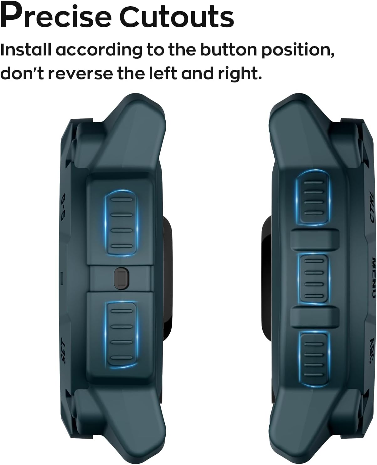 ISABAKE TPU Full Coverage Case Cover for Garmin Instinct 3 45mm