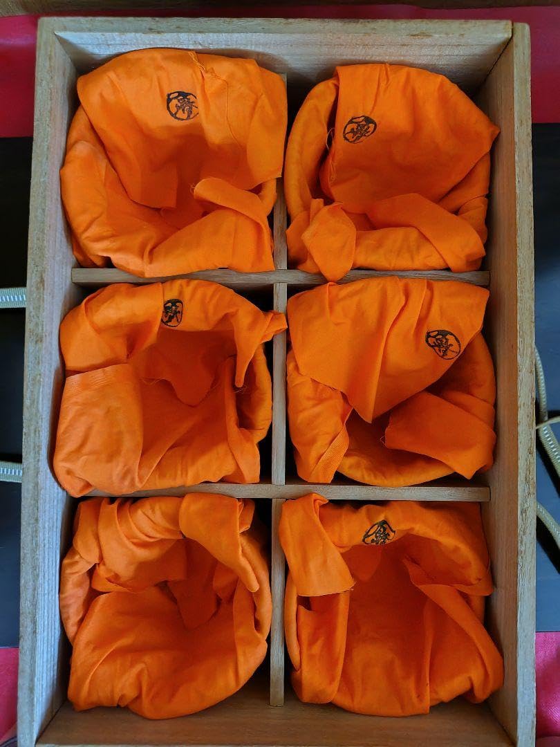 Amazon.co.jp: 北大路魯山人 東大寺清水公照箱書 織部焼 向附六