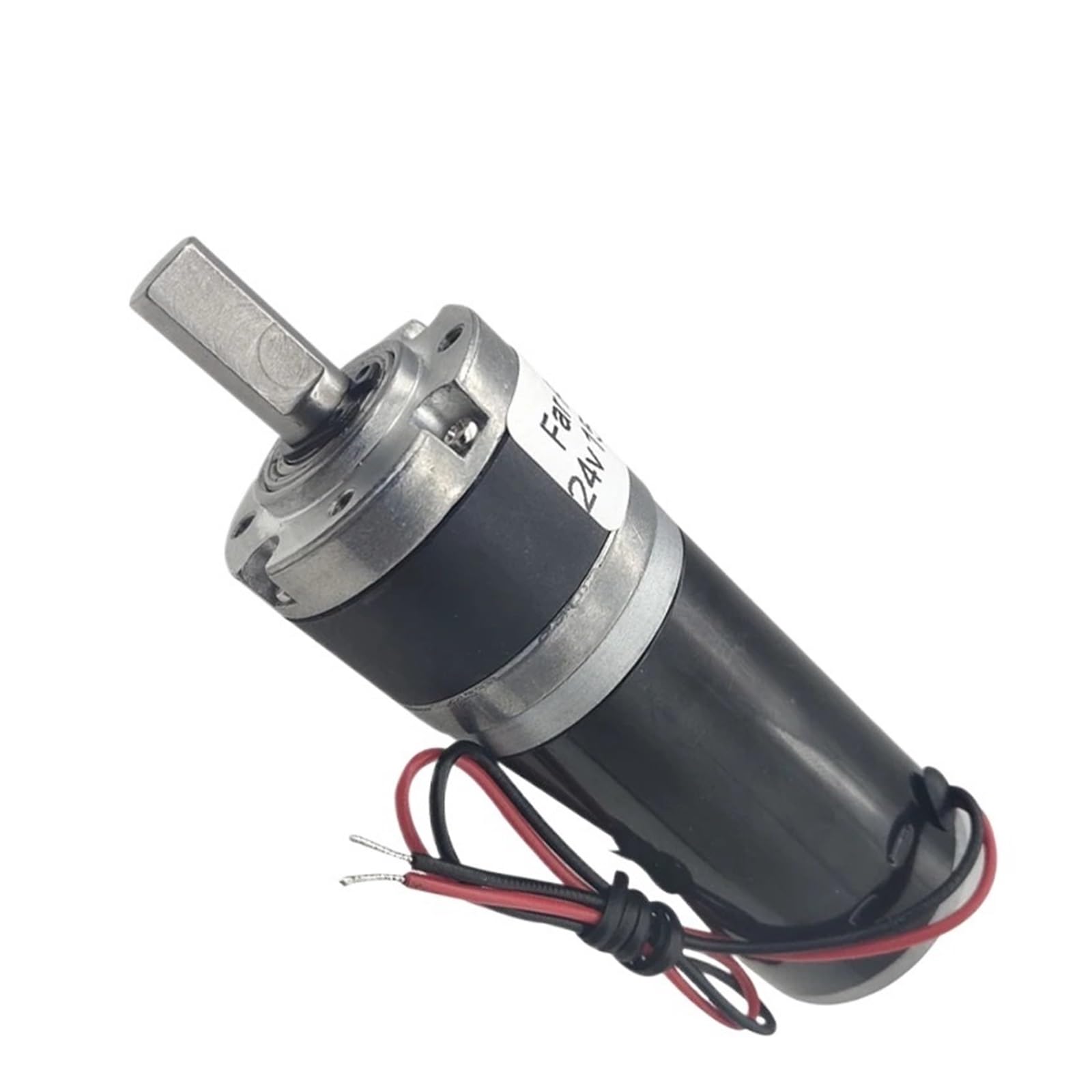 Reductor planetario CC 12V 24V miniatura metálico con eje de 8 mm de diámetro